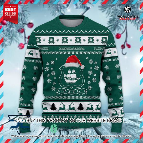 Plymouth Argyle F.C Christmas Sweater 4
