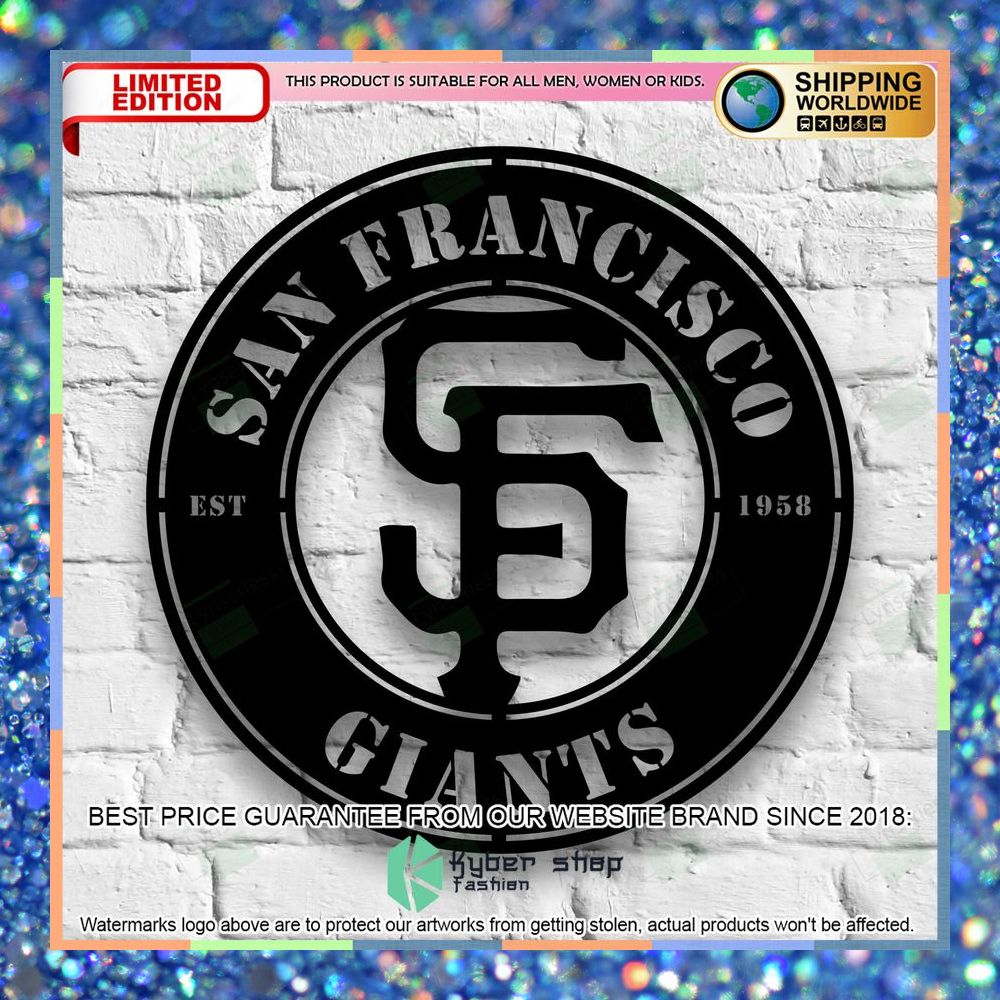 San Francisco Giants Metal Sign - Led Light Sign 17
