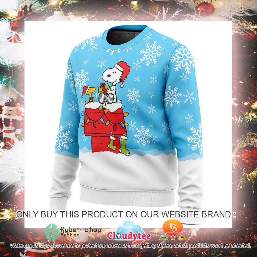 Snoopy and Woodstock Ugly Christmas Sweater 2