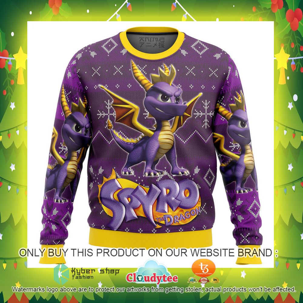 Spyro the Dragon Ugly Christmas Sweater 6