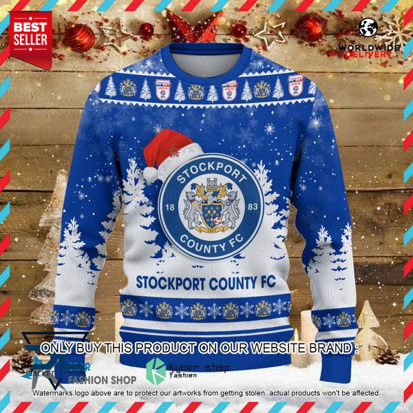 Stockport County FC Christmas Sweater 11