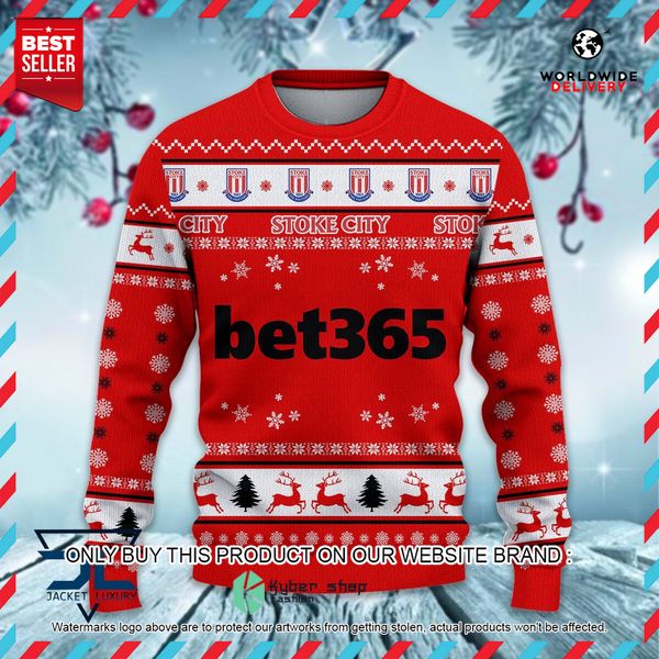 Stoke City F.c Christmas Sweater 11