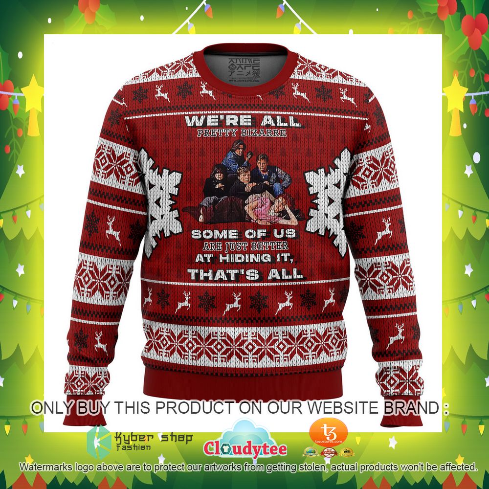The Breakfast Club We're All Pretty Quotes Some of US Ugly Christmas Sweater 6