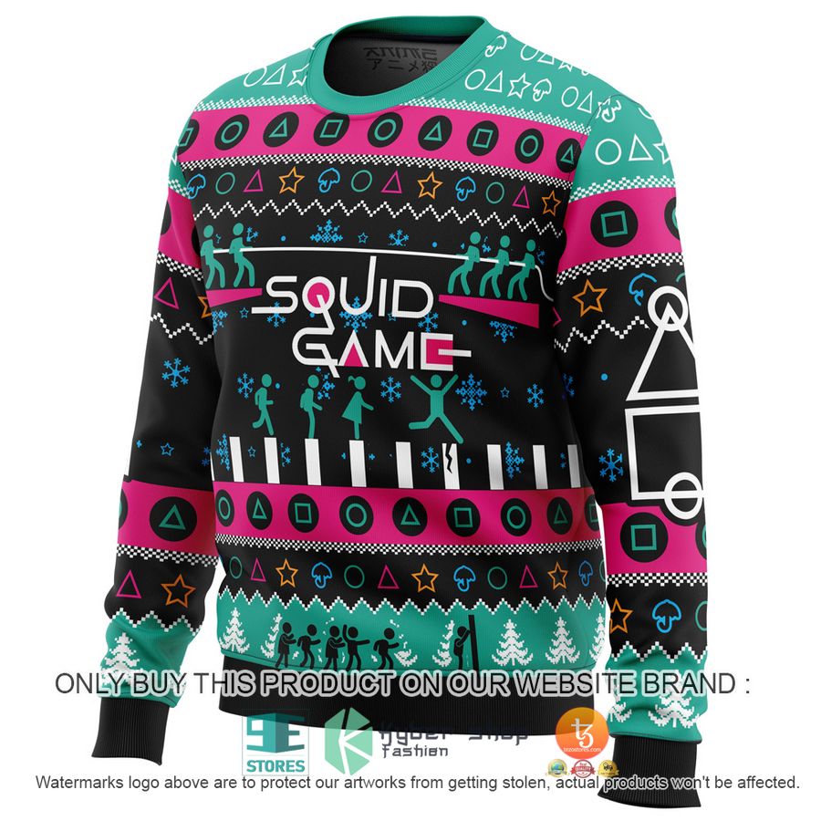 NEW The Game is On Squid Game Christmas Sweater 3