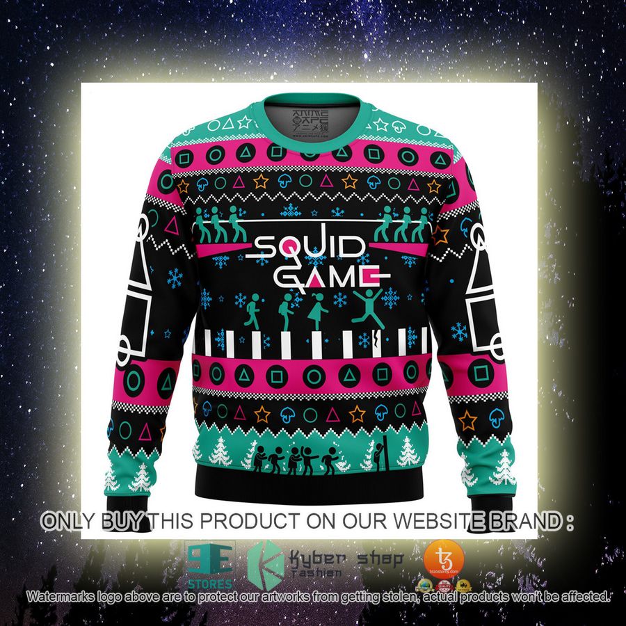 NEW The Game is On Squid Game Christmas Sweater 6