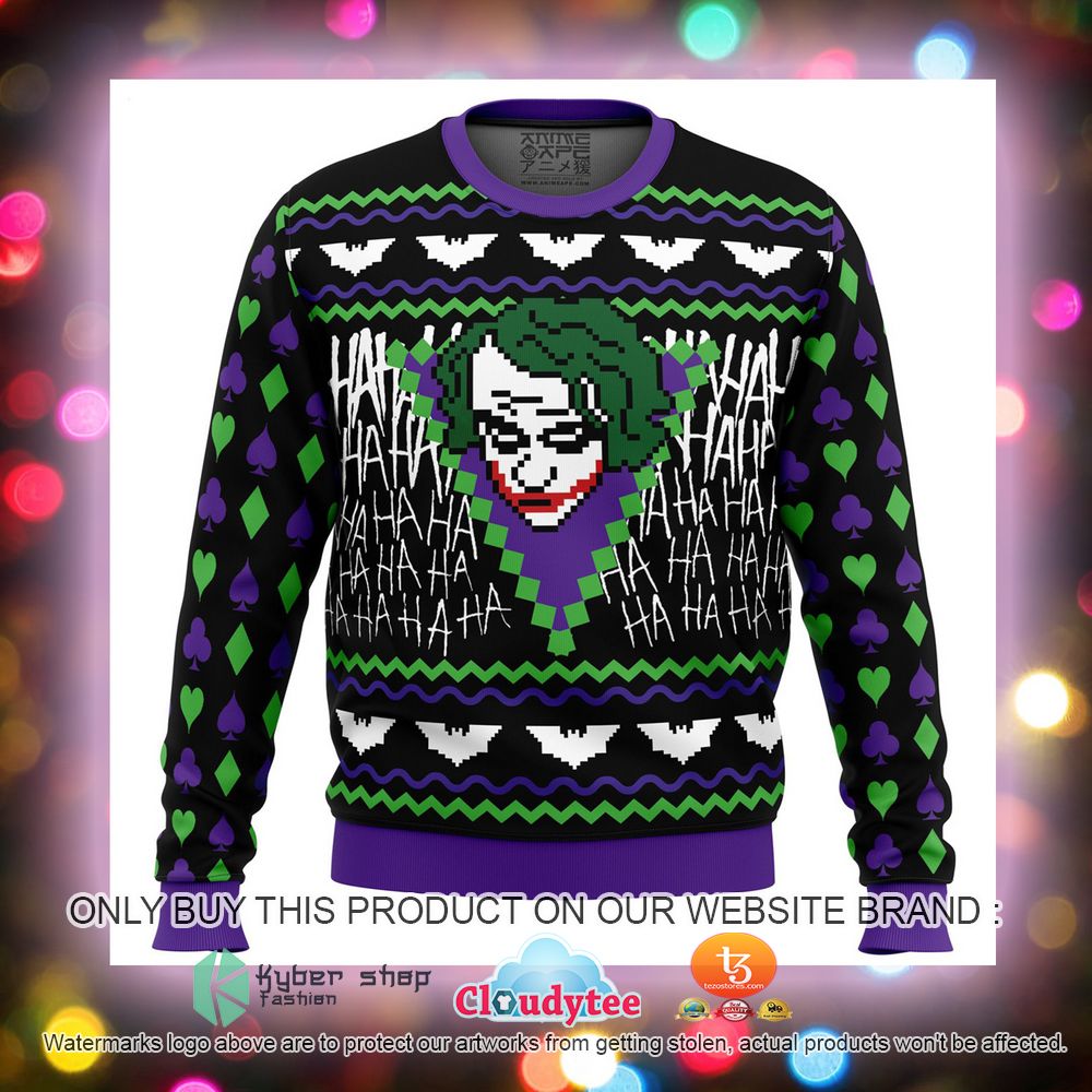 The Joker Hahaha Ugly Christmas Sweater 12