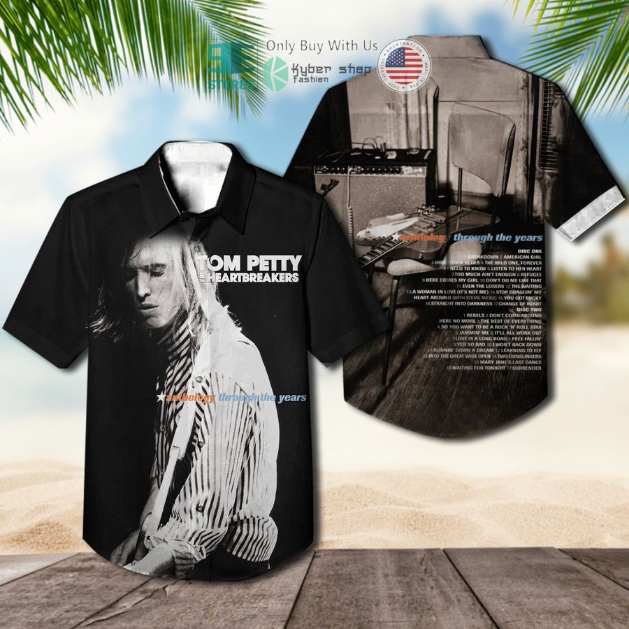 NEW Tom Petty and the Heartbreakers Anthology Through the Years Album Hawaii Shirt 5