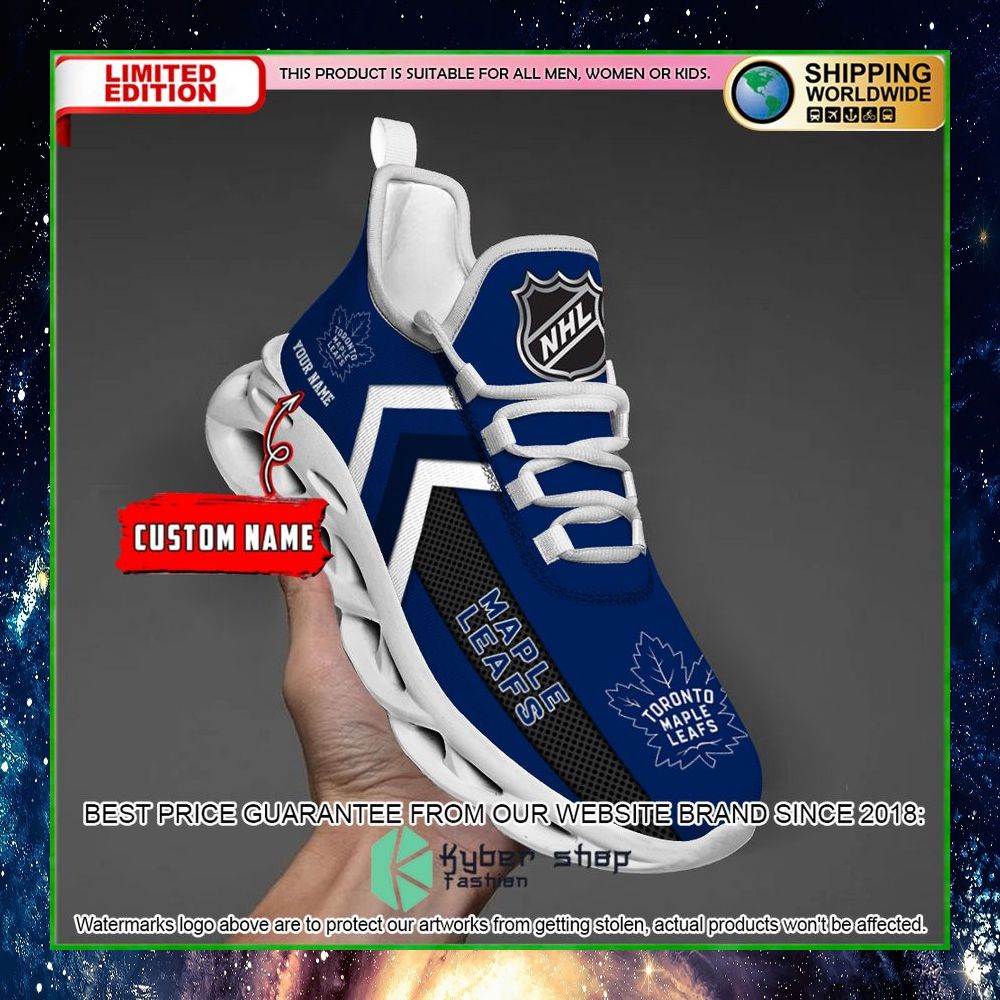 Toronto Maple Leafs Custom Name Clunky Max Soul Shoes 28