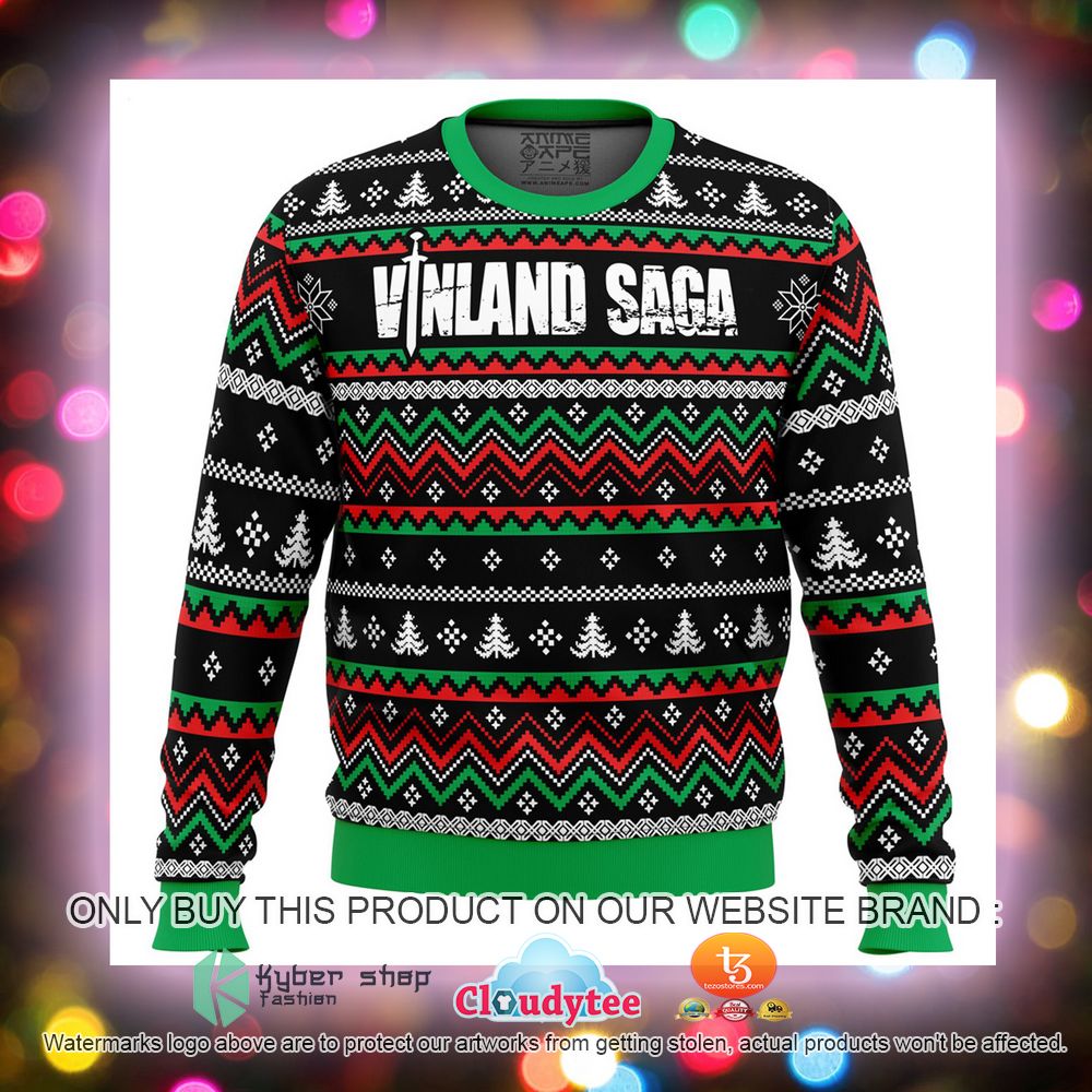 Viking Ship Vinland Saga Ugly Christmas Sweater 12