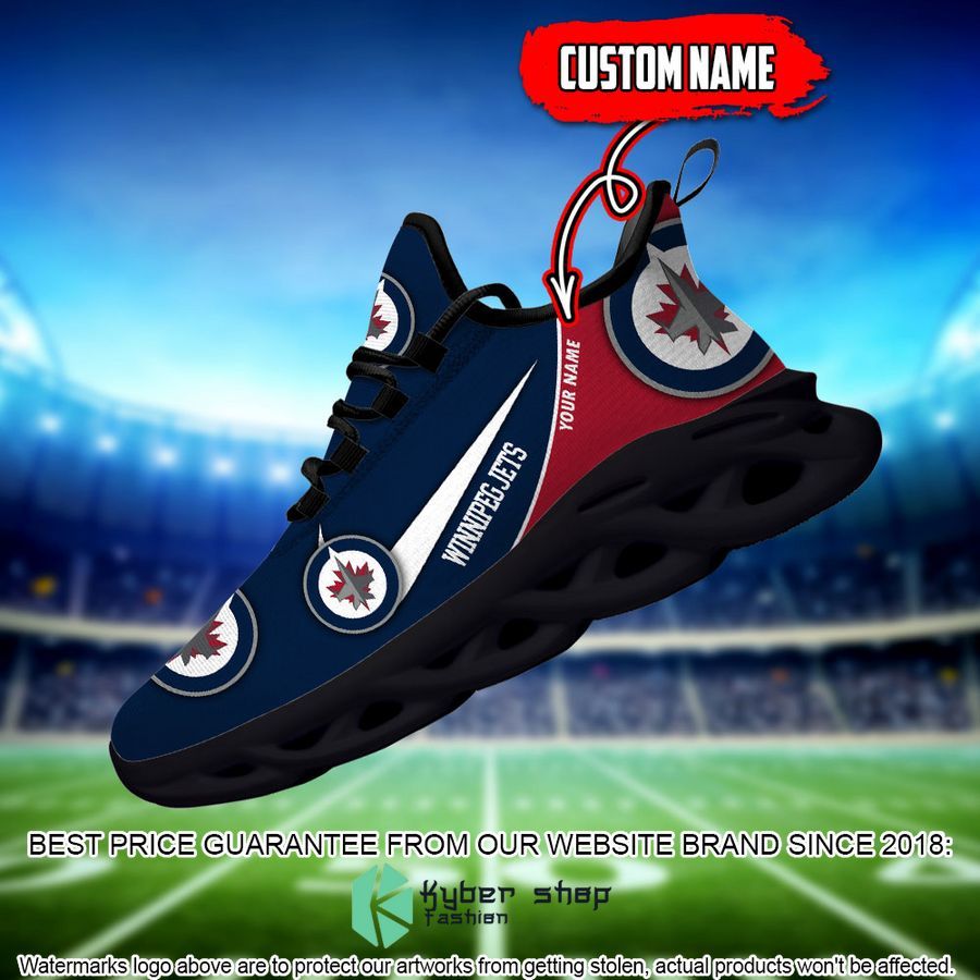 Winnipeg Jets Custom Name Clunky Max Soul Shoes 5