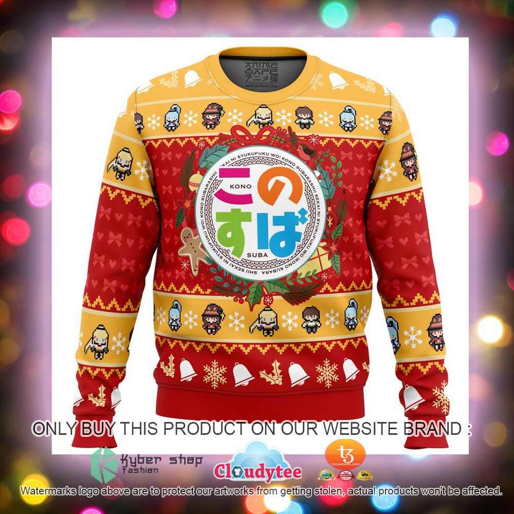Wonderful Christmas Konosuba Ugly Christmas Sweater 1